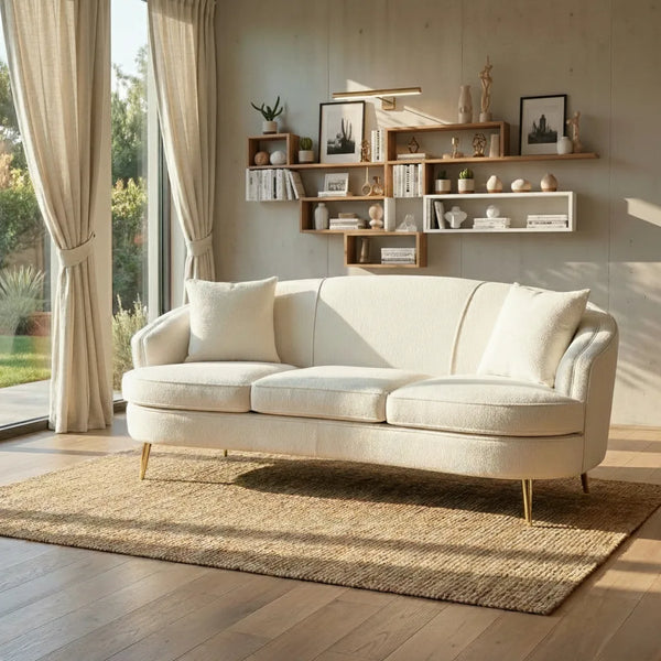 Malibu 3 Seater Fabric Sofa