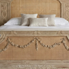 Malmesbury Solid Wood Rattan Bed -All Sizes
