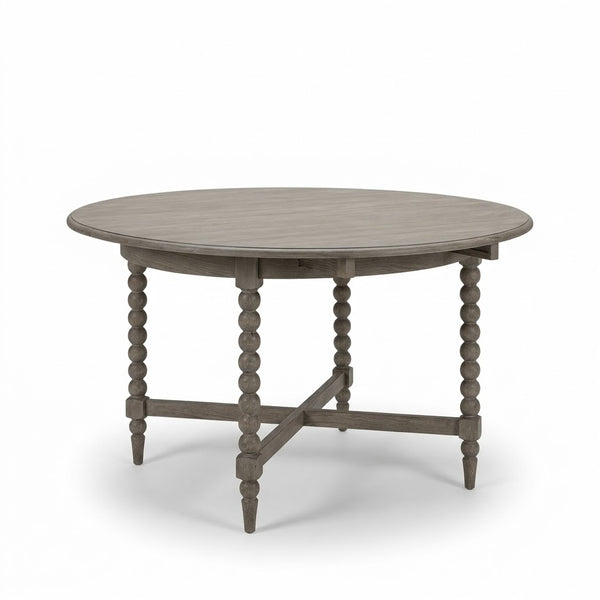 Mania Solid Wood Round Dining Table Set