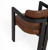 Mansfield Solid Wood Leather Arm Chair