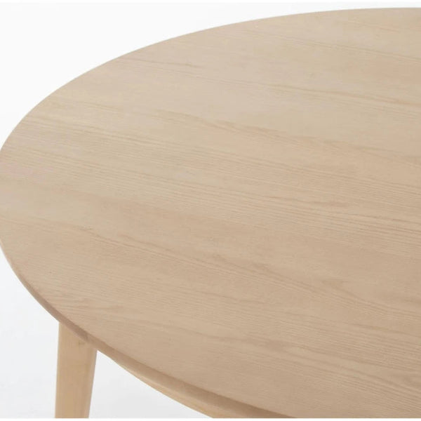 Mariko Rattan Solid Wood Round Dining Table Set - 4 Seater, 6 Seater - All Sizes