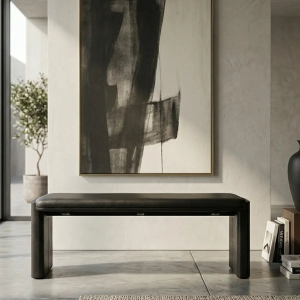 Marlboro Modern Bench In Black