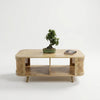 Meloni Curved Rattan Coffee Table - READY TO SHIP