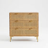 Meloni Rattan Chest Of 3 Drawer - READY TO SHIP