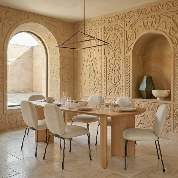 Mendoza Solid Wood Dining Table Set - All Sizes