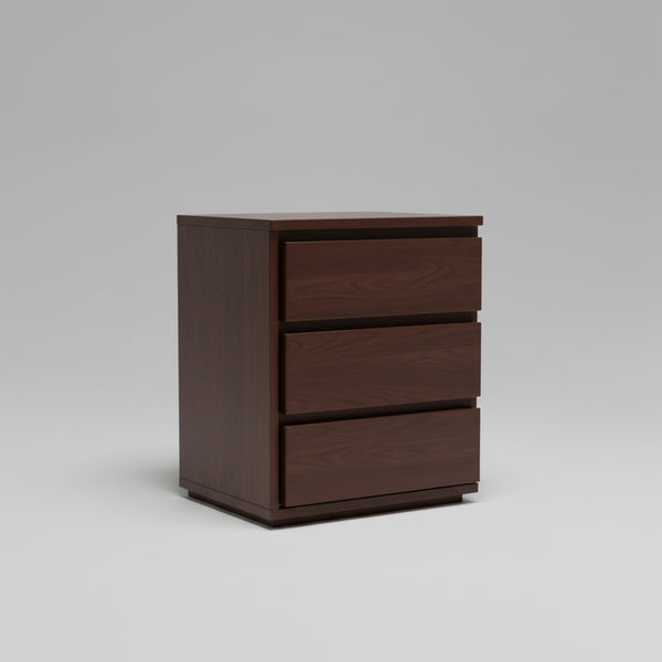 Mesquite Solid Mango Wood 3 Drawer Nightstand
