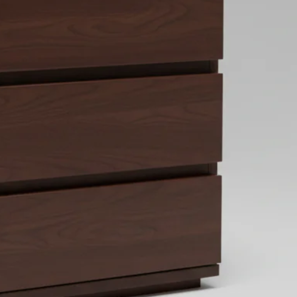 Mesquite Solid Mango Wood 3 Drawer Nightstand