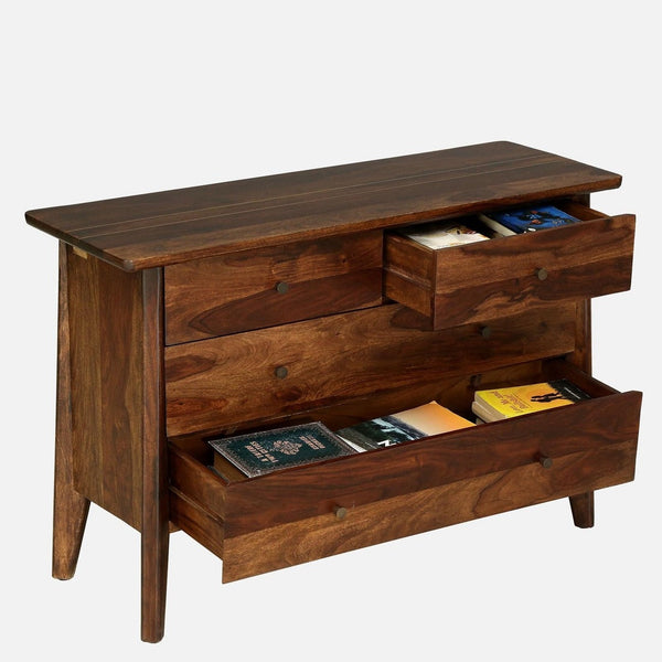 Michigan Chest Of Drawers With Brass Inlay