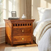 Midland Mango Wooden Nightstand Bedside Table