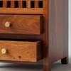 Midland Mango Wooden Nightstand Bedside Table