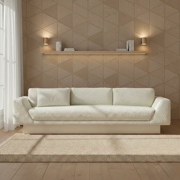 Milano 3 Seater Boucle Fabric Sofa