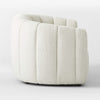 Milano Modern White Boucle Fabric Sofa
