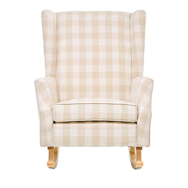 Mimo Kids 2 in 1 Gingham Nursery Chair