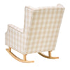 Mimo Kids 2 in 1 Gingham Nursery Chair