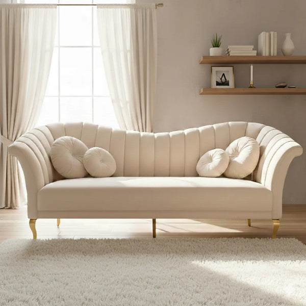 Minneapolis 3 Seater Velvet Sofa