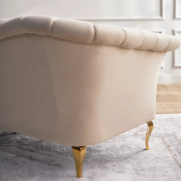 Minneapolis 3 Seater Velvet Sofa