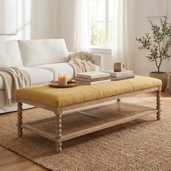 Mirako Padded Top Coffee Table