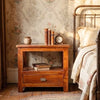 Miramar Mango Wood Nightstand Bedside Table