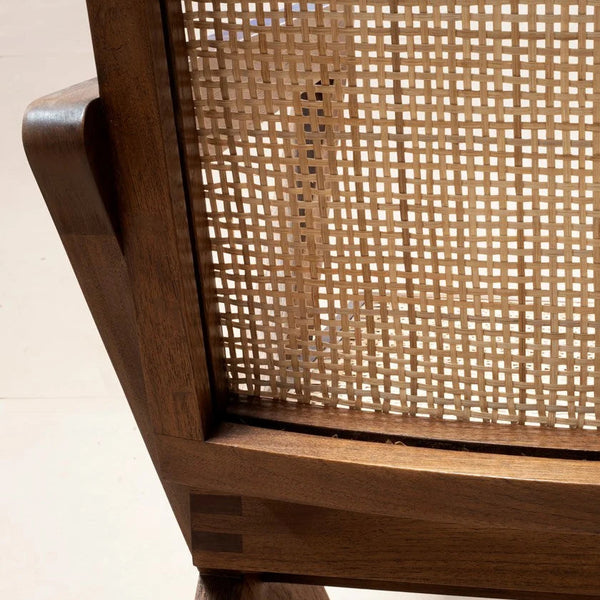 Reservoir Rattan Teak Wood Armchair