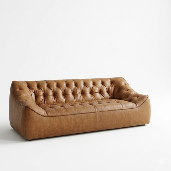Montreal 3 Seater Leather Sofa