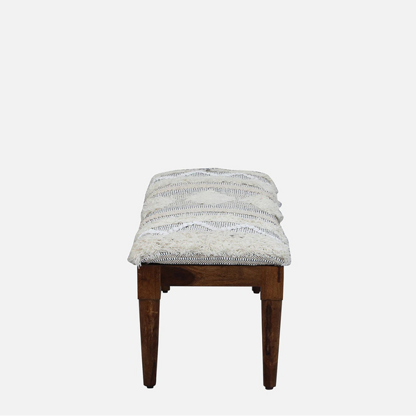 Mulbarton Sheesham Wood Bench In Provincial Teak Finish