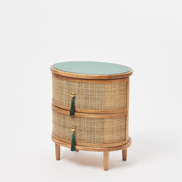 Murcia Rattan Bedside Table