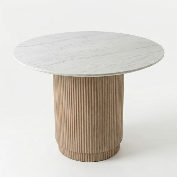 Naiyma Round Marble Top Dining Table- All Sizes