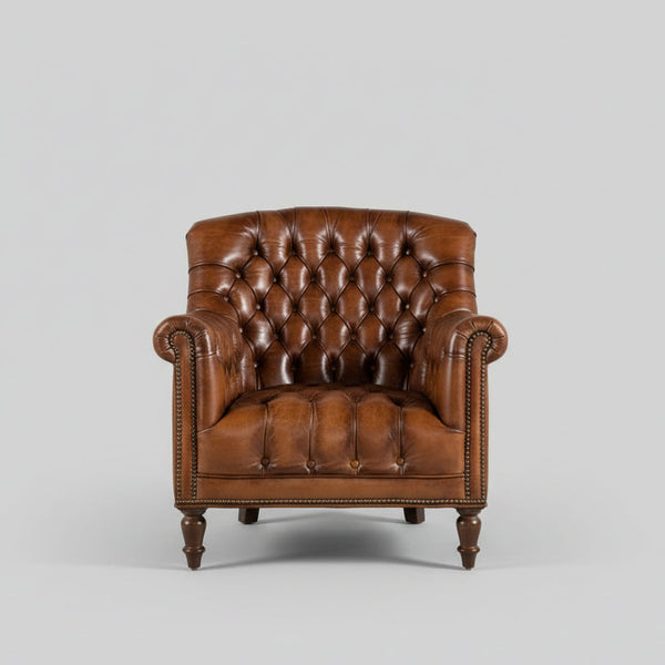 Naples Chesterfield Leather Sofa