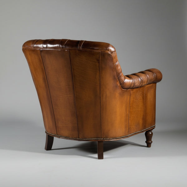 Naples Chesterfield Leather Sofa