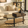 Nassau Cane Sheesham Wood Coffee Table