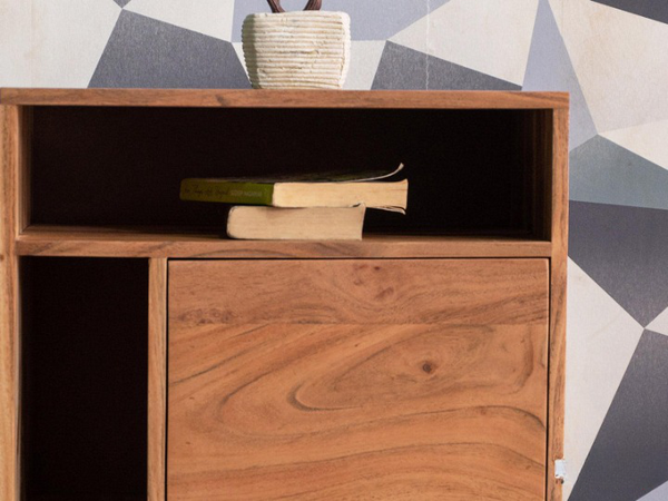 Modern Hawkin Wooden Bedside Table