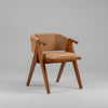 Nerang Solid Wood & Leather Arm Chair