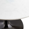 Classic Marble Top and Metal Base Dining Table