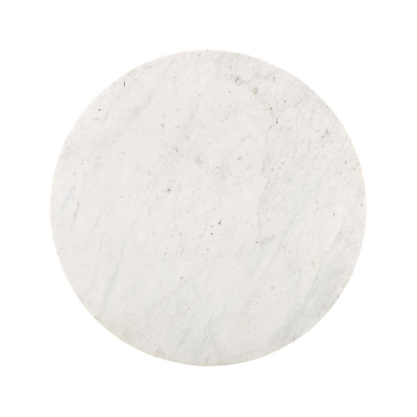 Solid Wood Marble Top & Metal Base Dining Table