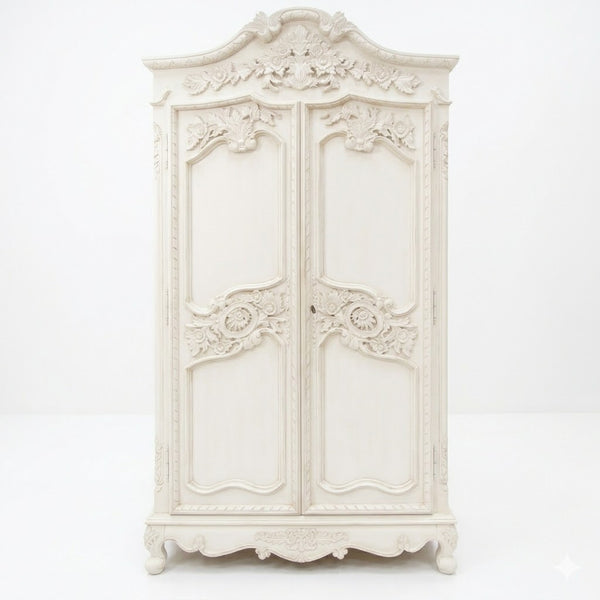 Newcastle Solid Wood French Style Wardrobe