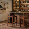 Newclare Bar Chair - Honey Oak Finish