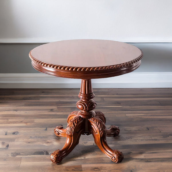 Newry_Traditional_Luxurious_Teakwood_Round_Side_Table_0