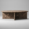 Norifx Round Natural Finish Coffee Table