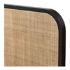 Norman Solid Wood Rattan Bed In Curve-All Sizes