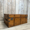 Norwood Leather Trunk Side Table