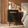 Odessa Solid Wood Three Drawer Bedside Table