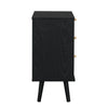 Odessa Solid Wood Three Drawer Bedside Table