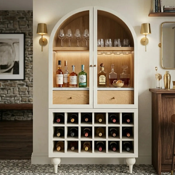Ontario Solid Wood Bar Cabinet