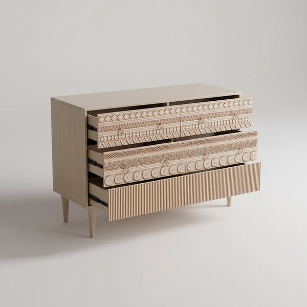 Oregon Dresser & Chest of 6 Drawer