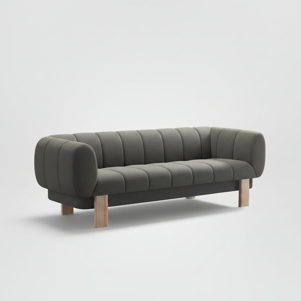 Oslo Urban Boucle Fabric 3- Seater Sofa