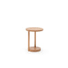 Oxley Round Oak Wood End Table