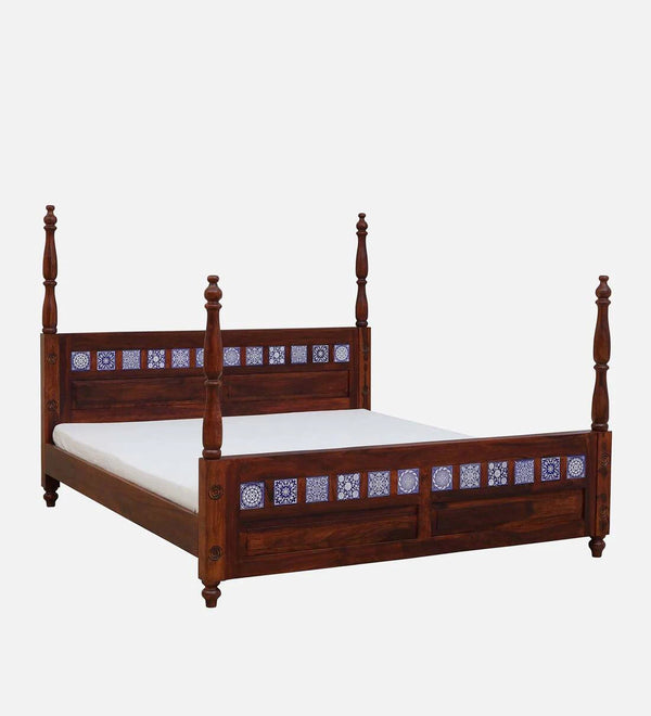 Jodha Solid Sheesham Wood Poster Bed