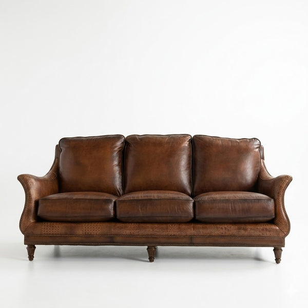 Palma 3 Seater Leather Sofa