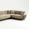 Pamplona Solid Wood Velvet Sectional Sofa