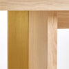 Modern Solid Wood Dining Table In Natural Finish